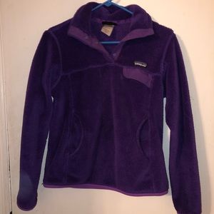 Patagonia purple pullover